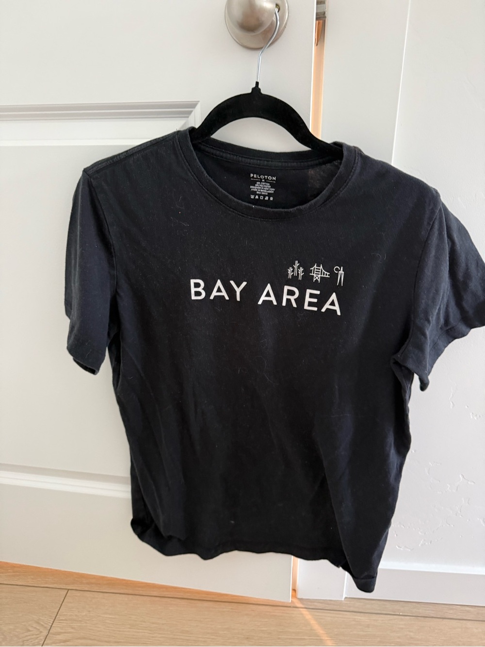 Peloton Black Bay Area Graphic Tee